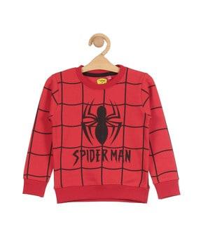 spider-man-print-cotton-sweatshirt
