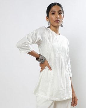 women-cotton-self-design-tunic