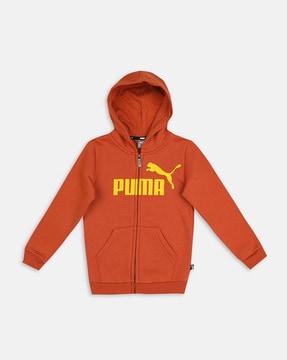brand-print-zip-front-hoodie