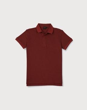 polo-t-shirt-with-contrast-hems
