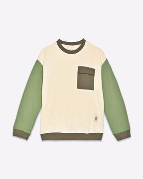 colourblock-sustainable-sweatshirt-with-flap-pocket