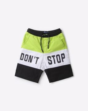 colourblock-shorts-with-drawstring-waist