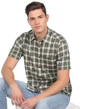 checked-patch-pocket-shirt