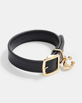 signature-buckle-charm-leather-bracelet