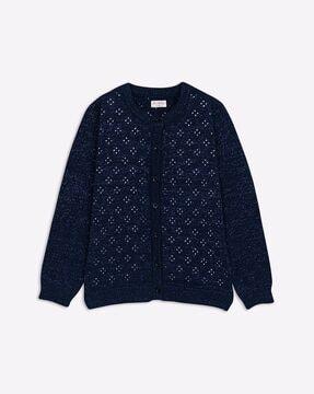 pointelle-knit-cardigan-with-ribbed-hems