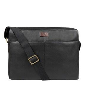 textured-genuine-leather-messenger-bag
