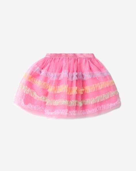 flared-skirt-with-frill-accent