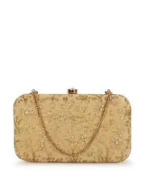 embroidered-clutch-with-chain
