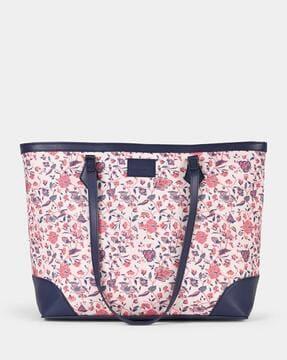 floral-print-tote-bag-with-zip-closure