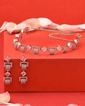 cubic-zirconia-short-necklace-set---zpfk15308