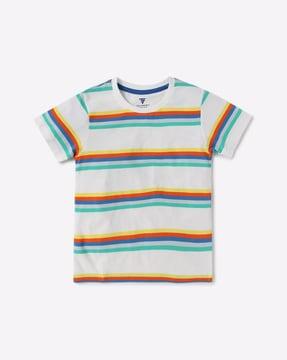 striped-round-neck-t-shirt