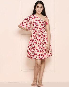 floral-a-line-dress