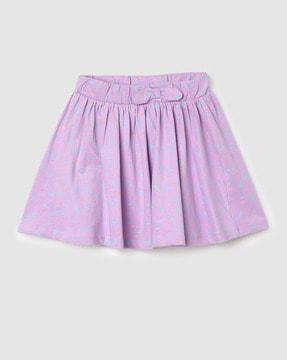 butterfly-print-a-line-skirt