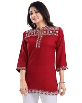 embroidered-straight-tunic
