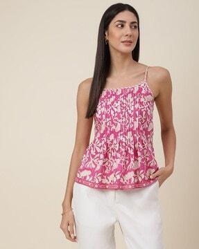 floral-print-camisole-top