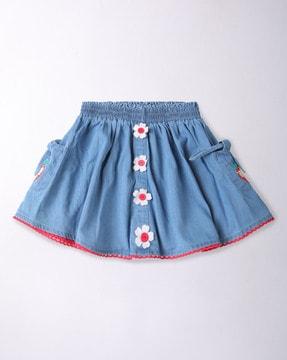 flared-skirt-with-patch-pocket
