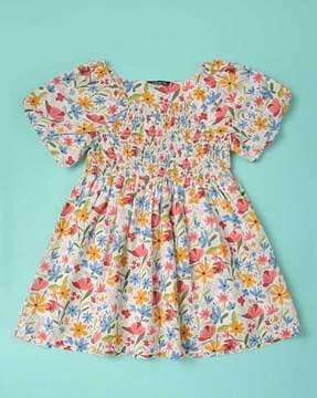floral-print-a-line-dress