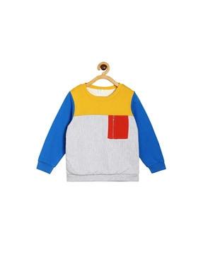 colourblock-sweatshirt-with-zip-pocket