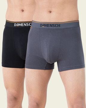 pack-of-2-trunks-with-brand-elasticated-waist