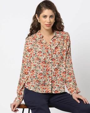 printed-shirt-with-spread-collar