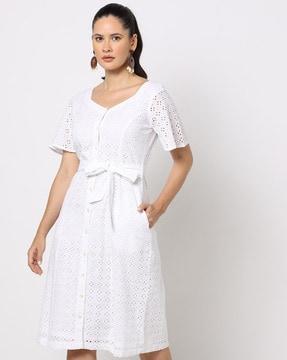 schiffli-embroidered-button-down-a-line-dress