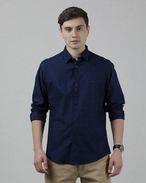 geometric-print-cotton-shirt