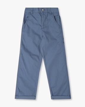 straight-fit-trousers-with-semi-elasticated-waist