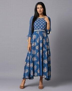 indian-print-empire-dress