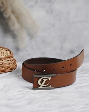 textured-genuine-leather-belt
