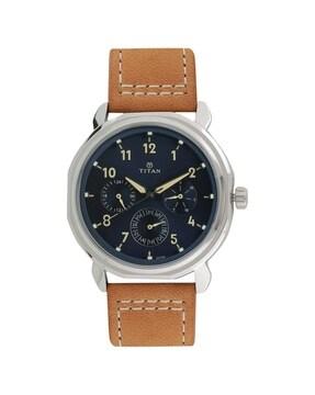 np1753sl01-blue-dial-leather-strap-watch