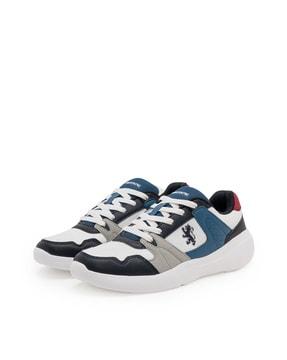 logo-print-round-toe-lace-up-sneakers