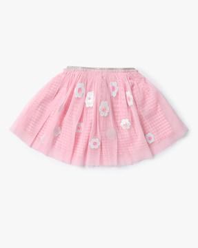 embellished-floral-applique-tulle-skirt