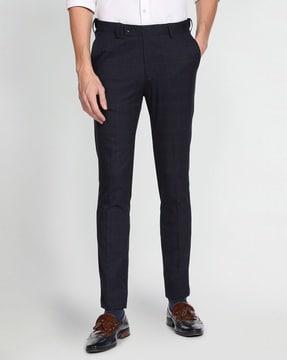 autoflex-checked-formal-trousers