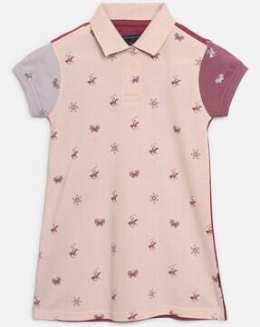butterfly-print-shirt-dress