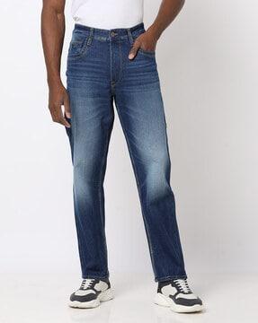 heavy-wash-straight-fit-jeans