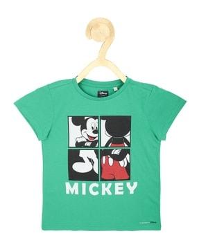 mickey-mouse-print-crew-neck-t-shirt
