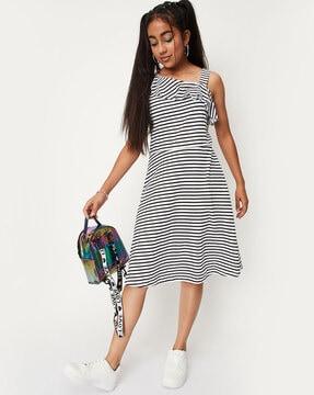 striped-cotton-a-line-dress