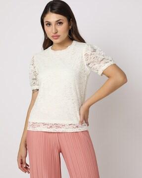 lace-top-with-short-sleeves