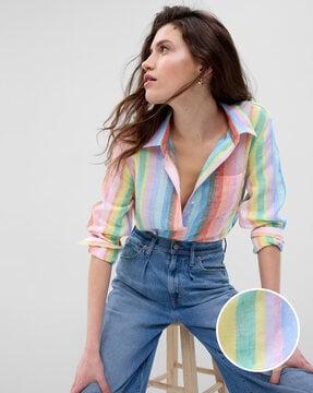 striped-linen-shirt-with-patch-pocket