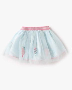 embellished-flared-tulle-skirt