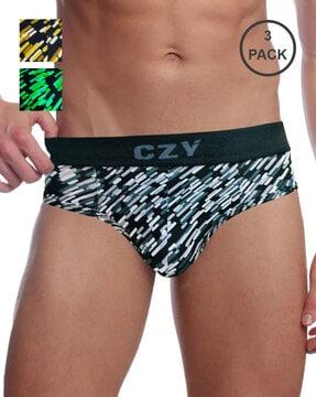 pack-of-3-printed-briefs-with-elasticated-waistband