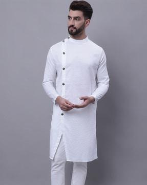 long-kurta-with-side-buttoned-detail