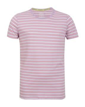 striped-round--neck-t-shirt