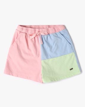 colorblock-shorts-with-elasticated-waist