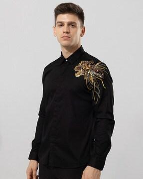 embroidery-slim-fit-shirt