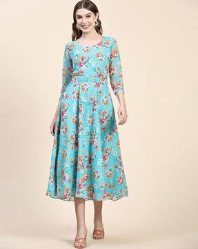floral-print-fit-&-flare-dress