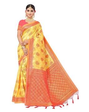 floral-woven-saree-with-contrast-border