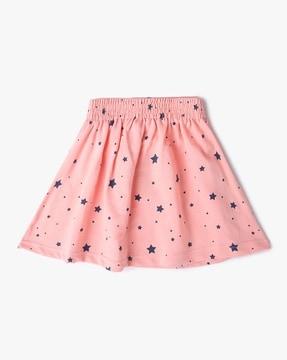 printed-skirt-with-elasticated-waist