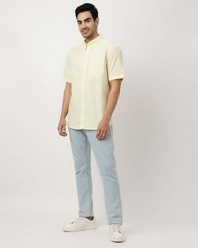 shirt-with-button-down-collar