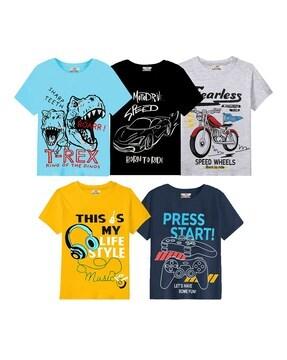 pack-of-5-graphic-print-crew-neck-t-shirts
